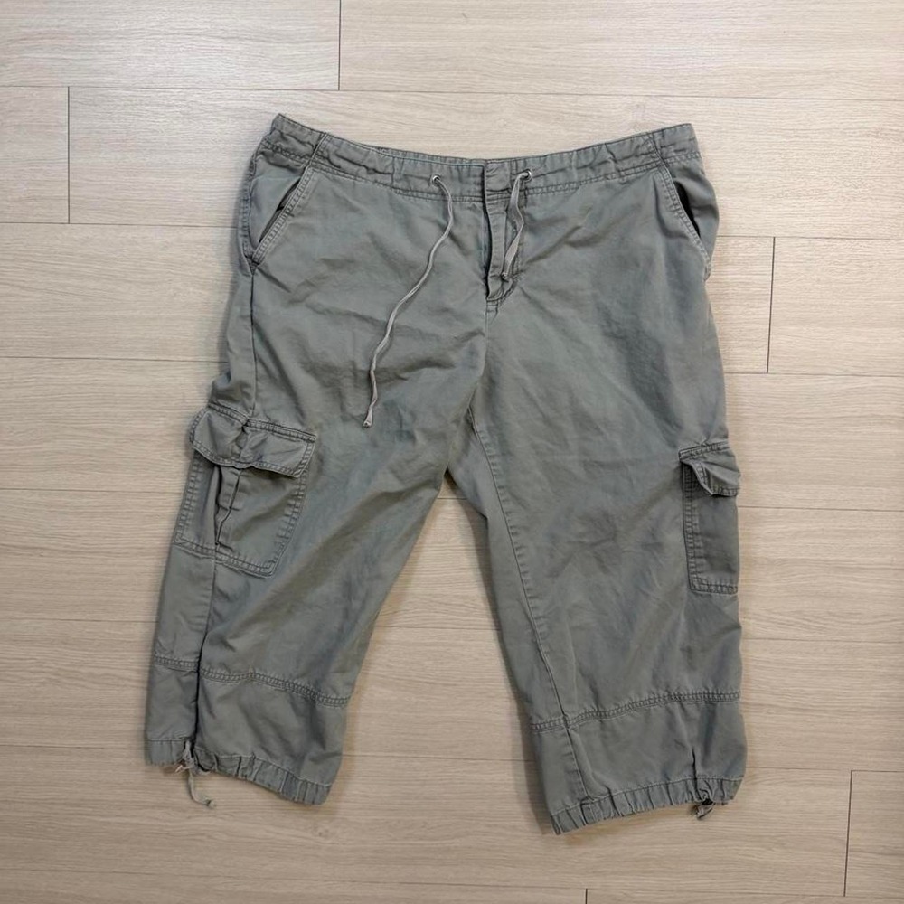 Y2K Tan Capri Pants Womens Size XL